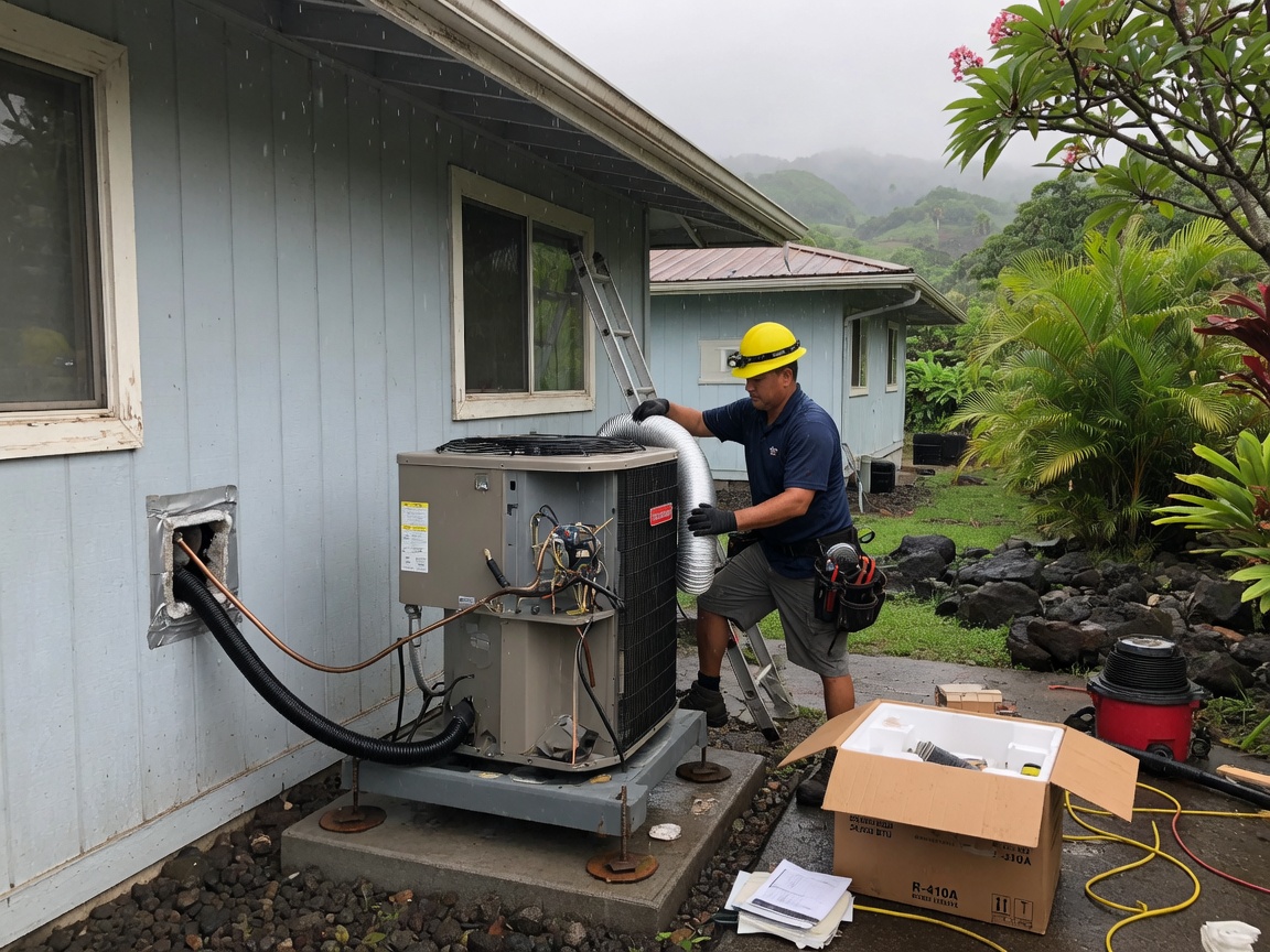 Central AC Installation in Hilo, HI